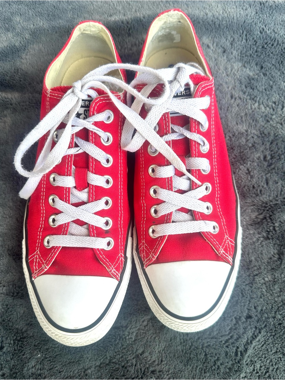 Converse Chuck Taylor All Star Red Low Top Sneakers Women’s 11